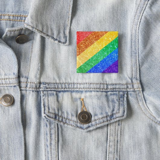 Pride LGBTQA+ レインボー 缶バッジ (インサイチュ)