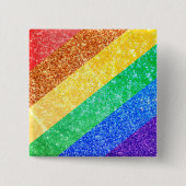 Pride LGBTQA+ レインボー 缶バッジ (正面)