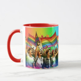 Pride | LGBTQIA+ コミュニティと旗 マグカップ