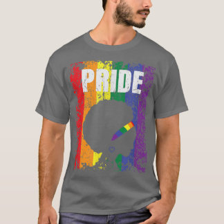 Pride Month Afro Black Woman June  Tシャツ