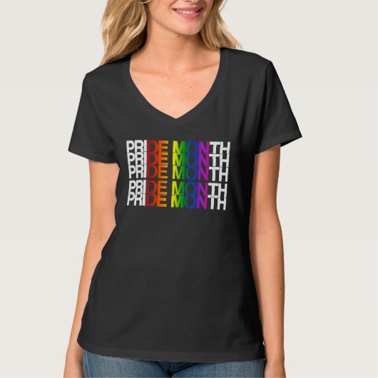 Pride Month Demon LGBT Gay Pride Month Transgender Tシャツ (正面)
