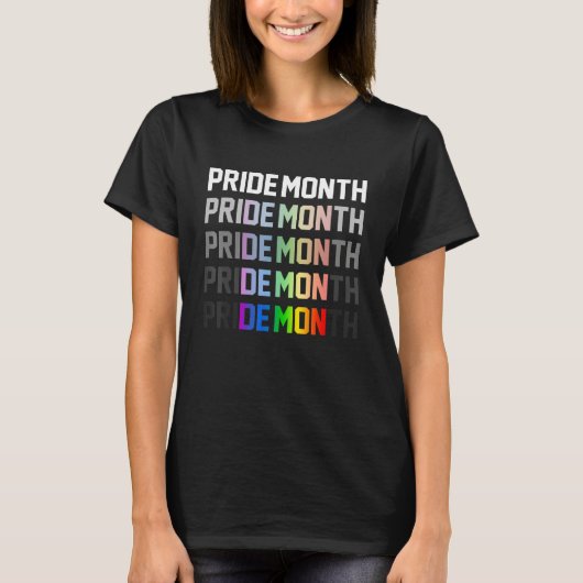 Pride Month Demon LGBT Gay Pride Month Transgender Tシャツ (正面)