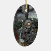 "Pride of the Central" by Tom Rock Oval Ornament セラミックオーナメント (右)