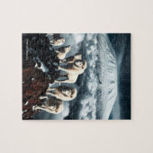 Pride of white lions: puzzle ジグソーパズル (横)