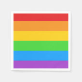 Pride Pop: 虹の旗 スタンダードカクテルナプキン (正面)