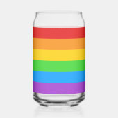 Pride Pour: 虹色の旗 ガラス缶 (左)