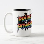 Pride & Power LGBTQ  ツートーンマグカップ (左)