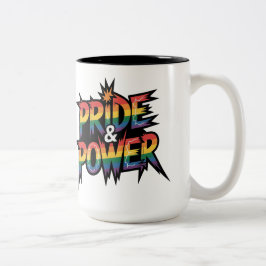 Pride & Power LGBTQ  ツートーンマグカップ