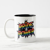 Pride & Power LGBTQ ツートーンマグカップ (左)