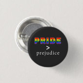 Pride & Prejudice Pride 缶バッジ (正面&裏面)