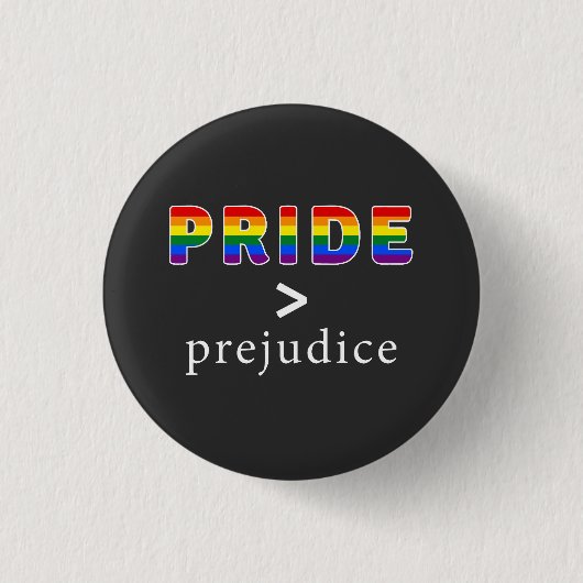 Pride & Prejudice Pride 缶バッジ (正面)