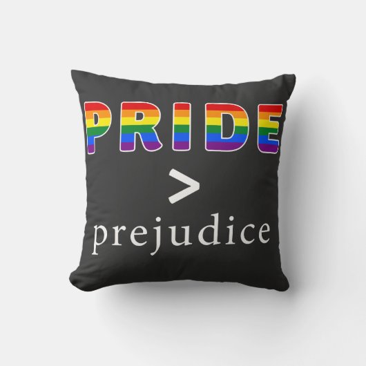 Pride & Prejudice Pride shirt クッション (正面)