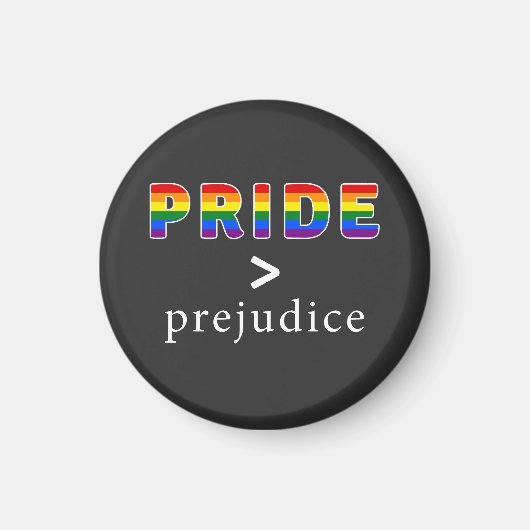 Pride & Prejudice Pride shirt マグネット (正面)