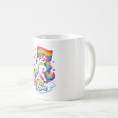 Pride, Queer, Unicorn コーヒーマグカップ (正面右)