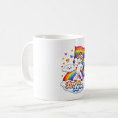 Pride, Queer, Unicorn コーヒーマグカップ (正面左)