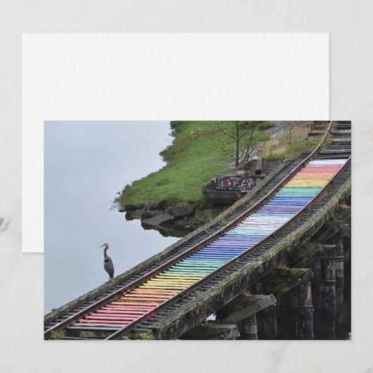 pride rails 招待状 (正面/裏面)