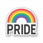 Pride Rainbow シール (正面)