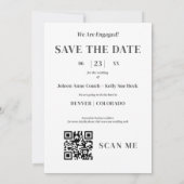 Pride Rainbow Flag Lesbian Gay Wedding 2 Photos セーブザデート (裏面)