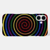 Pride Rainbow Hypnotized V2 Case-Mate iPhoneケース (裏面 (横))