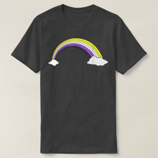 Pride Rainbow Non Binary Flag Pride Month LGBT Non Tシャツ (デザイン正面)