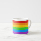 Pride Shot: 虹色の旗 エスプレッソカップ (正面右)