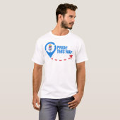 Pride This Way: 'We Put the Vodka in Vodcast' Tシャツ (正面フル)
