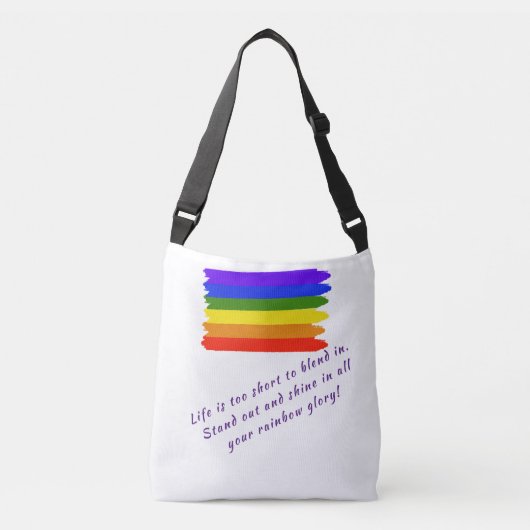 Pride Tote _ 引用付き クロスボディバッグ (正面)