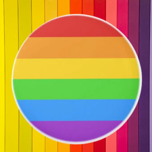 Pride Touch: 虹色の旗 セラミックノブ