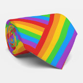 Pride Weave: 絡み合うレインボーフラッグ ネクタイ (ロール)