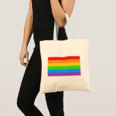 PrideCarry: レインボープライドフラグ トートバッグ (正面(商品))