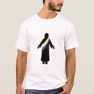 PrideJesus非バイナリフラグ Tシャツ