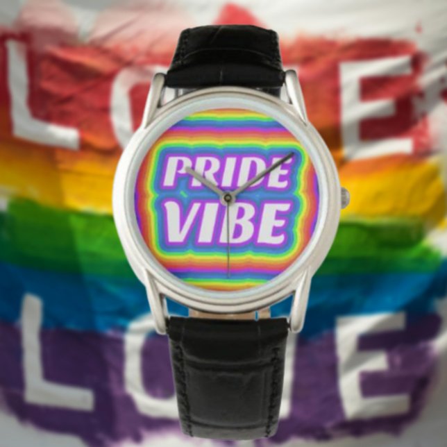 PrideVibe レインボーウォッチ 腕時計 (クリエイターアップロード済み)