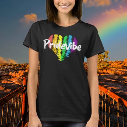 PrideVibe ロゴ Tシャツ