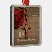 Priest 5th Ordination Anniversary Red Rose メタルオーナメント (右)