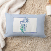Priest Cross Flowers Personalized ランバークッション (ブランケット)