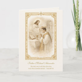 Priest Jesus Crowning Priest Anniversary  カード