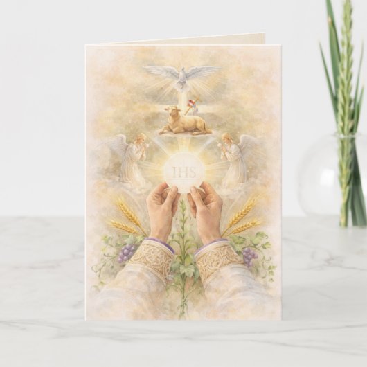 Priest Ordination Anniversary Eucharistic カード (正面)