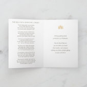 Priest Ordination Blessing Beautiful Hands Poem カード (内部)