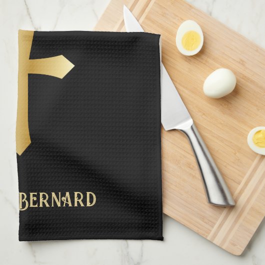 Priest Vicar Pastor Religious キッチンタオル (四つ折り)