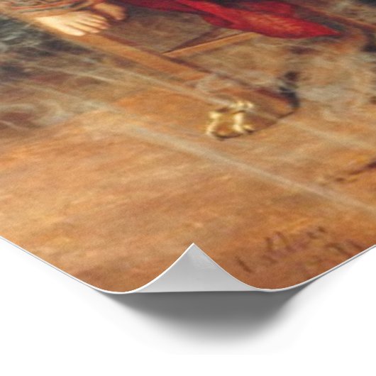 Priestess of Delphi Pre Raphaelite Poster ポスター (角)