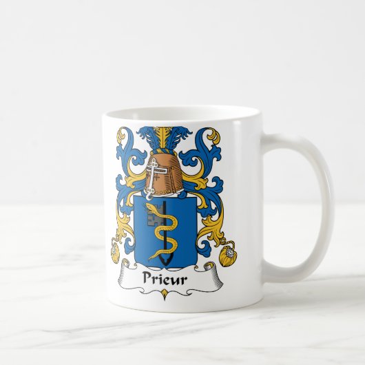 Prieurの家紋 コーヒーマグカップ (右)