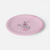 Prima Ballerina Birthday Plate ペーパープレート (アングル)