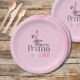 Prima Ballerina Birthday Plate ペーパープレート