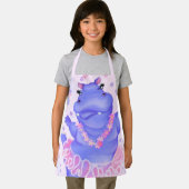 Prima Ballerina Hippo Apron - Funny Painting エプロン (インサイチュ)
