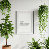 Prima Definition Poster | Funny Cousin Gift Print ポスター