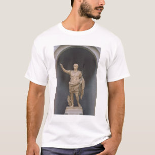 Prima Porta、紀元前のc.20のAugustus (大理石) Tシャツ