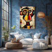 Primal Mirror Contemporary Abstract Expressionism ポスター