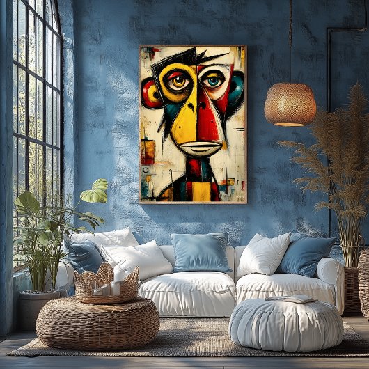 Primal Mirror Contemporary Abstract Expressionism ポスター