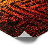 Primal Spirit Mask Abstract – Expressionist tribal ポスター (角)