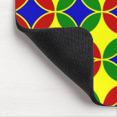 Primary Circles-01-COMPUTERマウスパッド マウスパッド (コーナー)